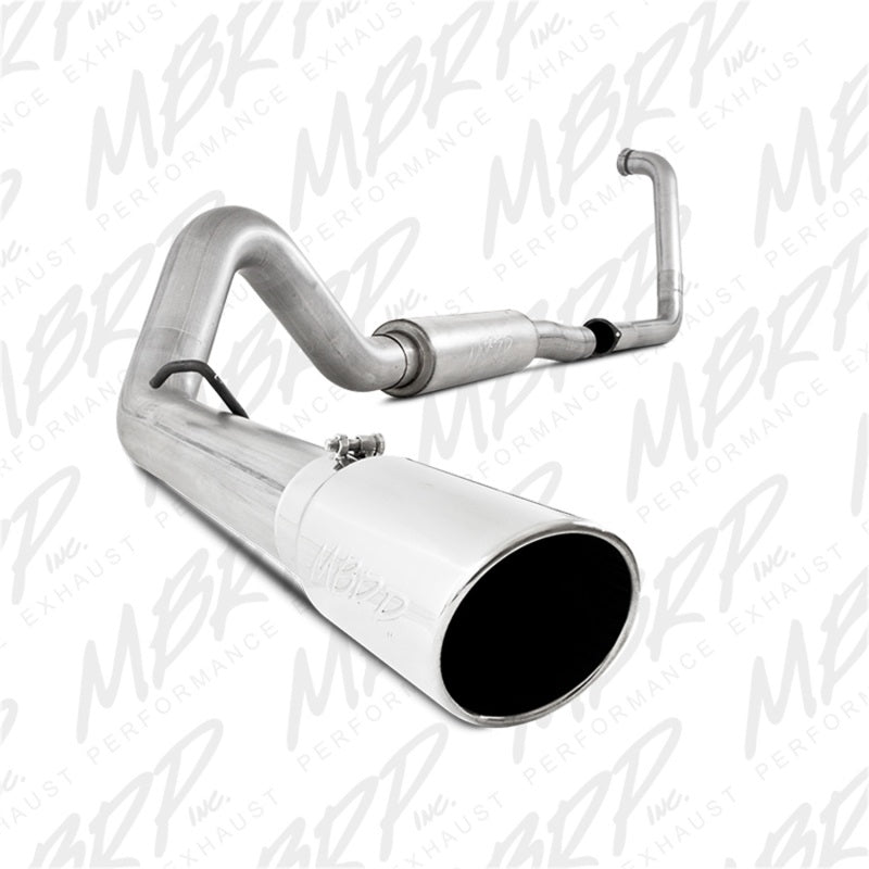 MBRP Armor Lite Series Turbo Back Exhaust System for 2003-2005 Ford Excursion 6.0L, Single Side Exit, Part S6216AL