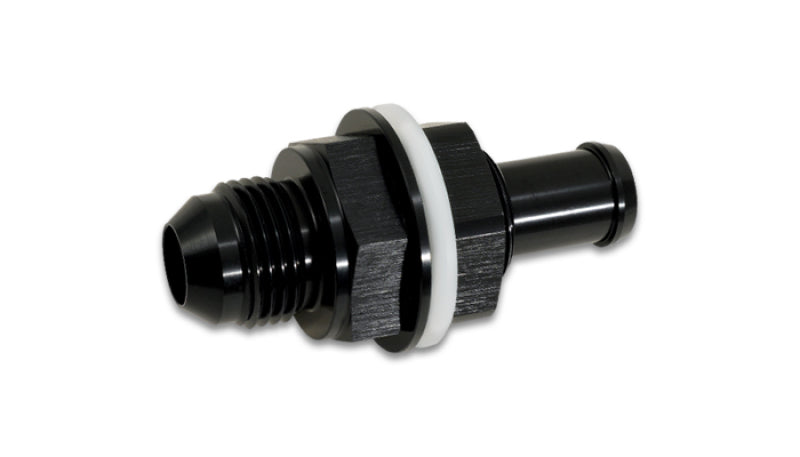 Vibrant Performance Fuel Cell Bulkhead Adapter -8AN Male Flare to 1/2 Inch Barb - Part 16908