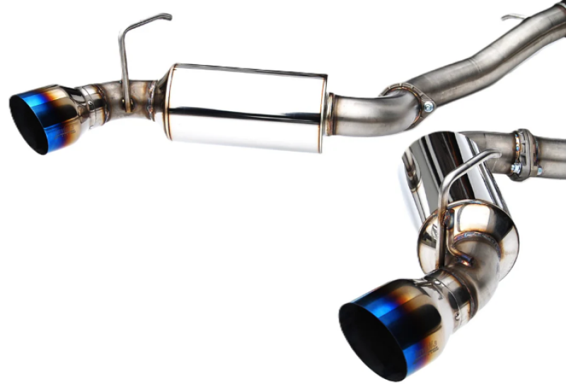 Invidia 2022+ Nissan Z 70mm N1 Cat Back Exhaust with Titanium Tips - Part HS22N4Z7GD1STL