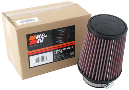 K&N Engineering Universal Clamp-On Air Filter (Part Number RU-4650) – 3 Inch Flange, 5 Inch Base, 4 Inch Top, 6 Inch Height for Automotive and Equipment Applications