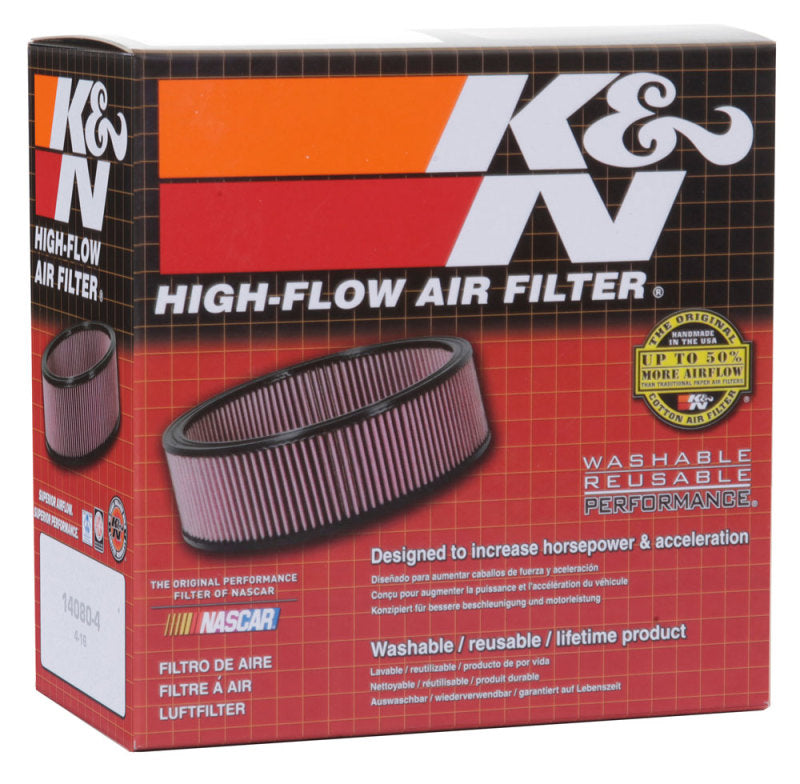 K&N Engineering Custom Round Air Filter Part E-3212 – 5-7/8 Inch OD x 4-7/8 Inch ID x 1.4/5 Inch Height