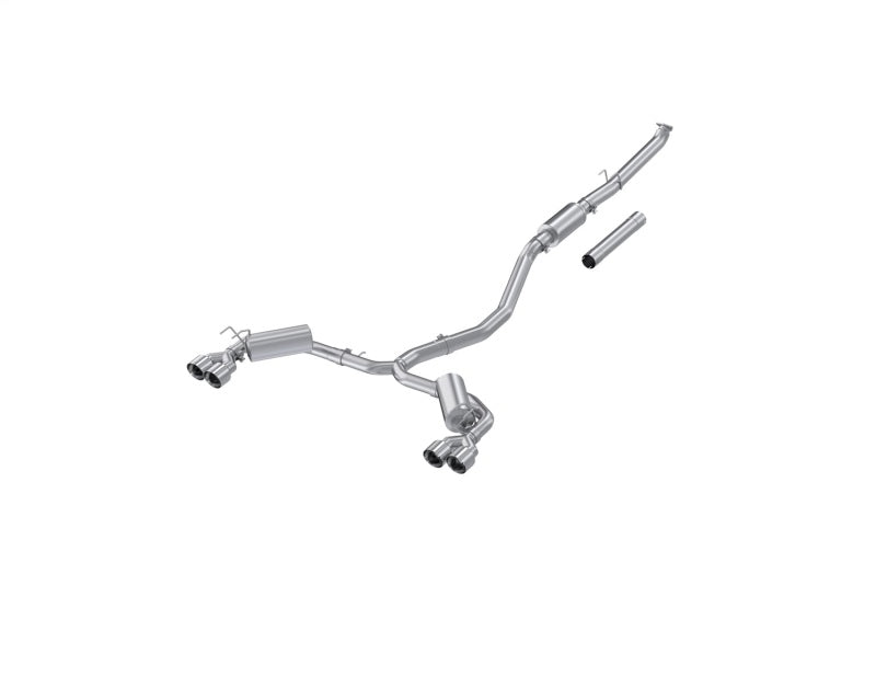 MBRP S4906AL 3-Inch Cat-Back Dual Exhaust System for Honda Civic 2022-2024 with Mirror Polished Tips