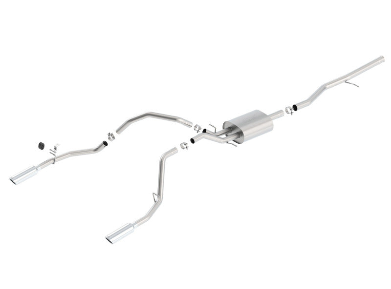 Borla S-Type Cat-Back Exhaust System for 2014-2018 Chevrolet Silverado 1500 & GMC Sierra 1500 with 5.3L V8 - Part #140539