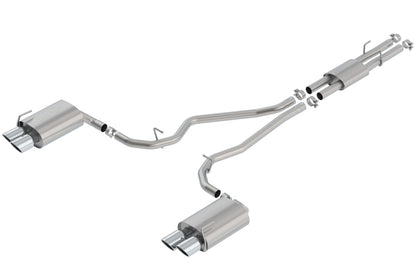 Borla ATAK Cat-Back Exhaust System for 2020-2023 Ford Explorer ST and Lincoln Aviator with Chrome Tips