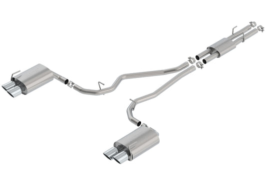 Borla ATAK Cat-Back Exhaust System for 2020-2023 Ford Explorer ST and Lincoln Aviator with Chrome Tips