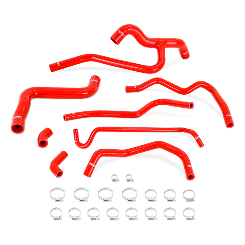 Mishimoto 2005-2010 Ford Mustang V6 Silicone Radiator & Heater Hose Kit - Red