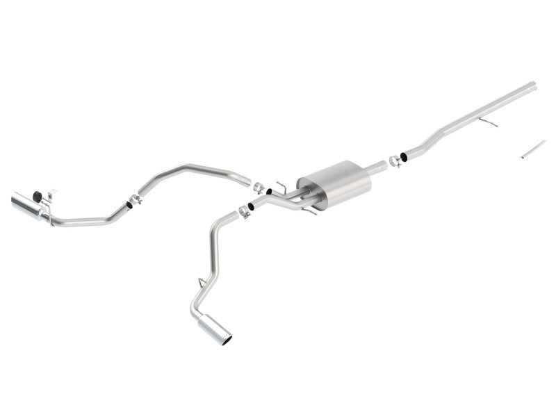 Borla ATAK Cat-Back Exhaust System for 2014-2018 Chevy Silverado 1500 & GMC Sierra 1500 with 5.3L V8