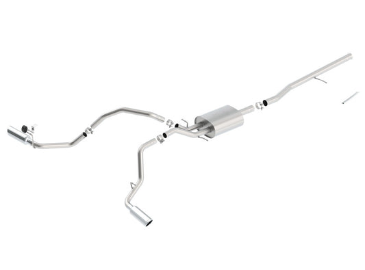Borla ATAK Cat-Back Exhaust System for 2014-2018 Chevy Silverado 1500 & GMC Sierra 1500 with 5.3L V8
