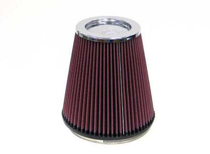 K&N Engineering RF-1044 Universal Round Tapered Air Filter – 6 Inch Flange, 7.5 Inch Base, 5 Inch Top, 8 Inch Height for Ford F-250 Super Duty