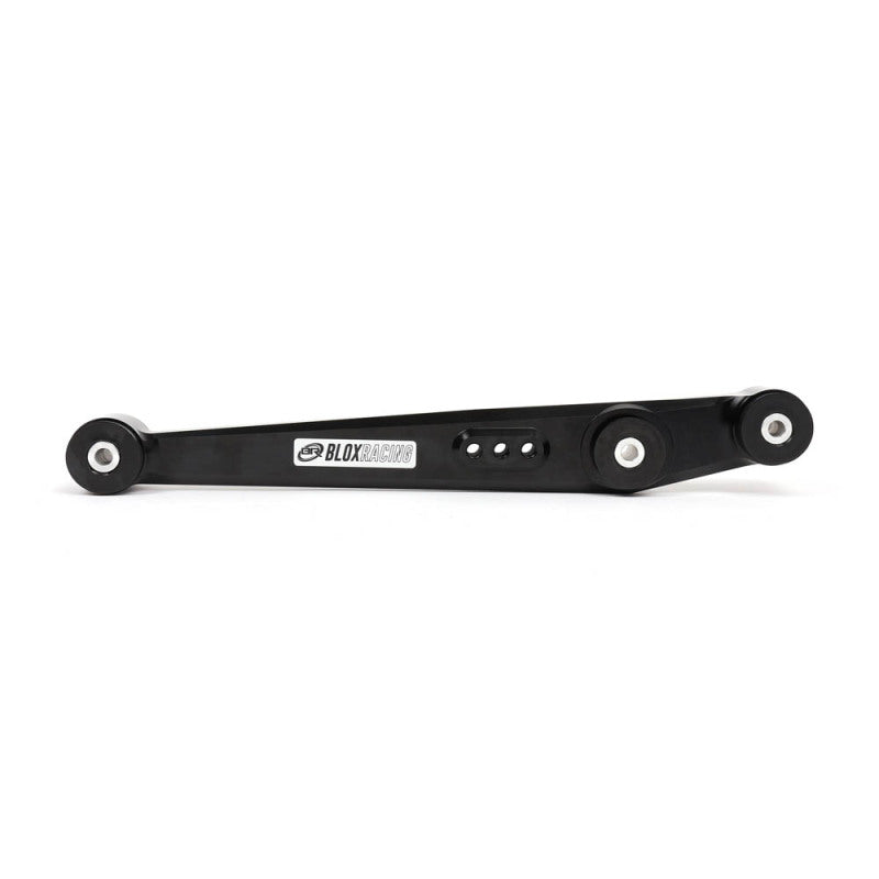 BLOX Racing V2 Billet Rear Lower Control Arms with Poly Bushings for 1996-2000 Honda Civic - Black