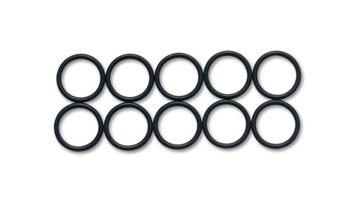 Vibrant -6AN Rubber O-Rings Pack of 10 for Reliable Sealing in Automotive Applications