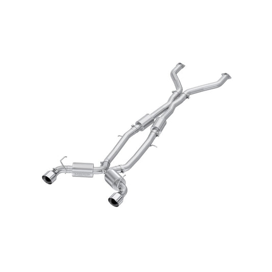 MBRP Armor Pro Series Cat-Back Exhaust System for 2023-2024 Nissan Z - T304 Stainless Steel, Dual Rear Exit with 5-inch Tips