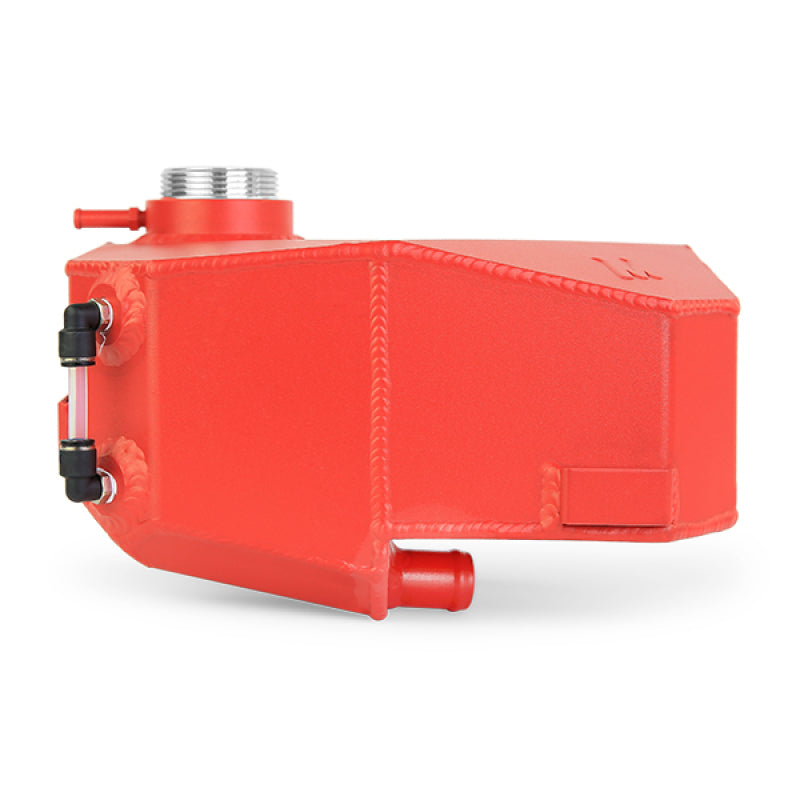 Mishimoto 2013+ Ford Focus ST / 2016+ Focus RS Aluminum Expansion Tank - Wrinkle Red