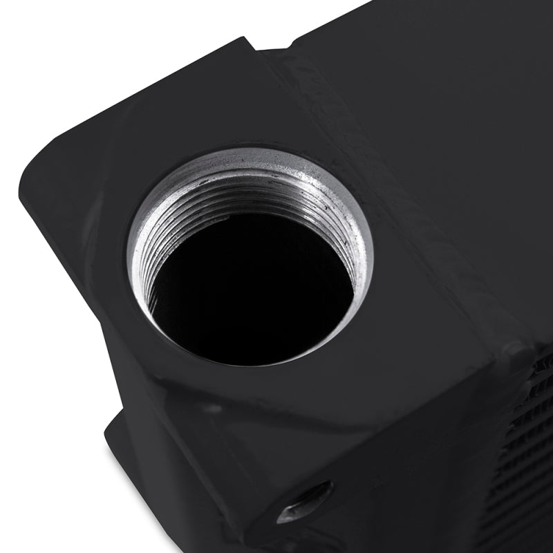 Mishimoto Heavy-Duty Oil Cooler - 10-inch Core with Black Powder Coat, Part Number MMOC-SSO-10BK