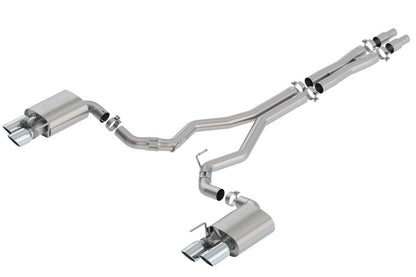 Borla ATAK Cat-Back Exhaust System for 2018-2023 Ford Mustang GT with Valves - 3 Inch Diameter