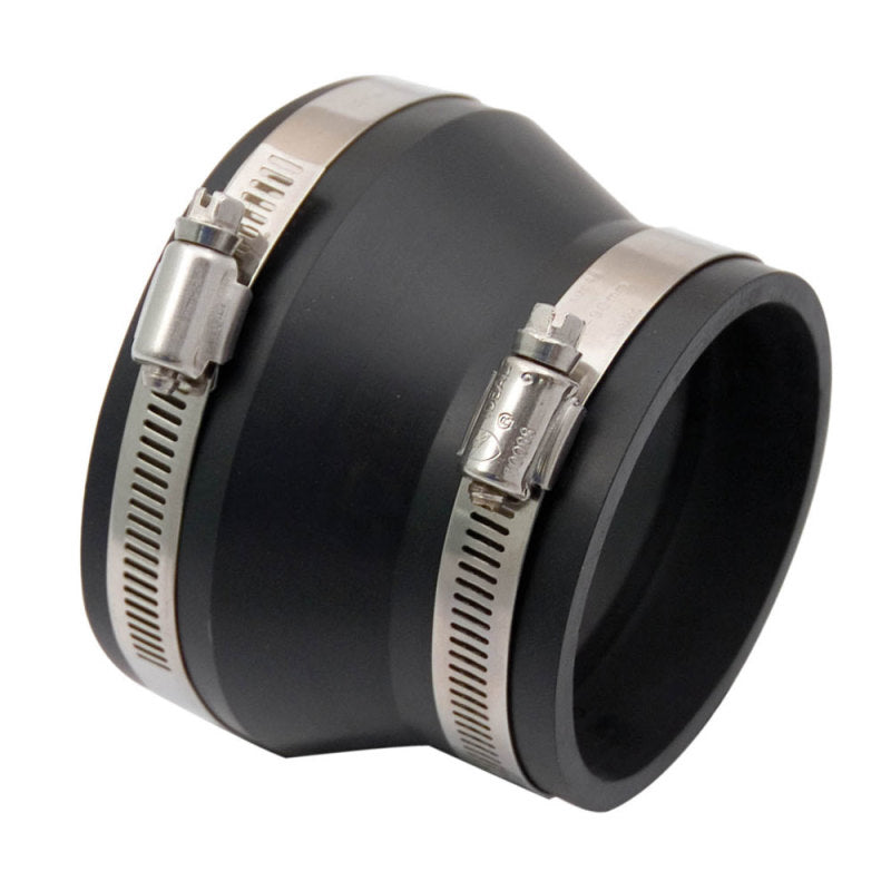 Spectre 9761 Intake Coupler Reducer 4 inch to 3 inch PVC Black