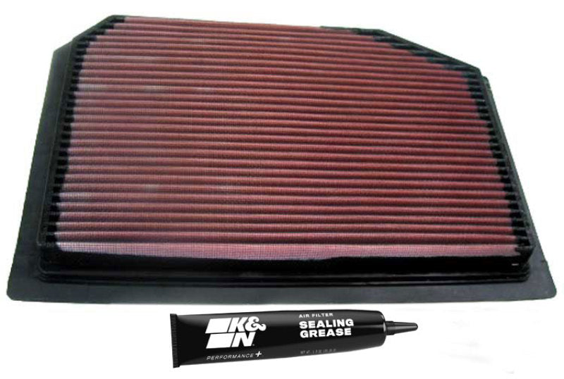 K&N Engineering 33-2731 High-Flow Reusable Air Filter for Porsche 911 (1997-1998)