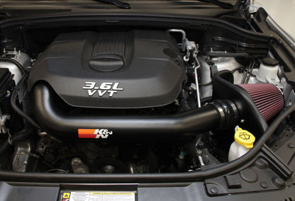 K&N Engineering High Flow Performance Intake Kit for 2011-2014 Jeep Grand Cherokee & 2011-2014 Dodge Durango with 3.6L V6 – Part Number 77-1560KTK