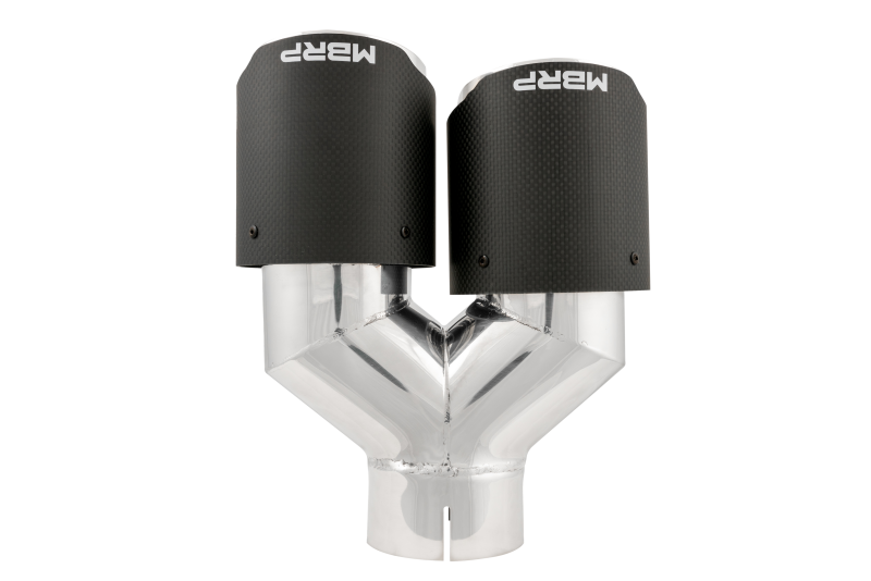 MBRP 3-inch Dual Wall Carbon Fiber Exhaust Tip with Dual Out - Right and Left Side Fit