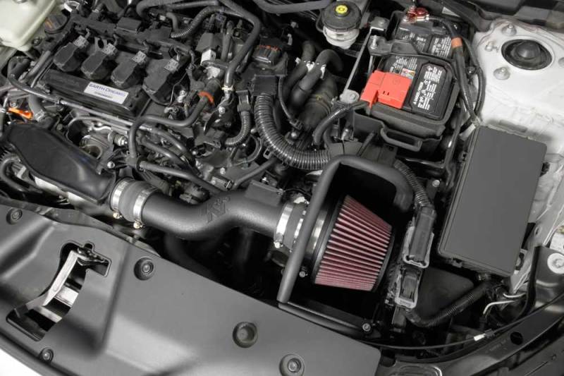 K&N Engineering 63-3516 AirCharger Performance Intake Kit for 2016-2017 Honda Civic 1.5L