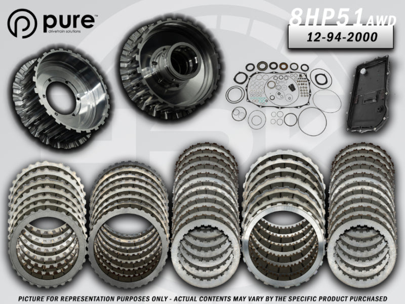 Pure Drivetrain Solutions 8HP51 High Performance Transmission Hard Parts Kit – AWD Stage 2
