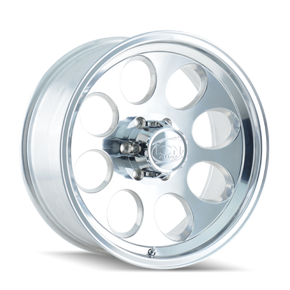ION Wheels Type 171 15x8 Polished Alloy Wheel with 6x139.7 Bolt Pattern and -27mm Offset