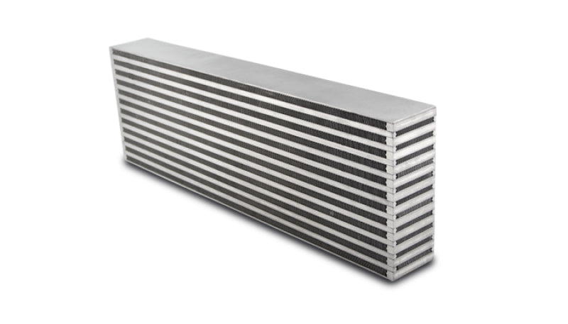 Vibrant Horizontal Flow Intercooler Core 24 in. Wide x 7.75 in. High x 3 in. Thick for Automotive Applications