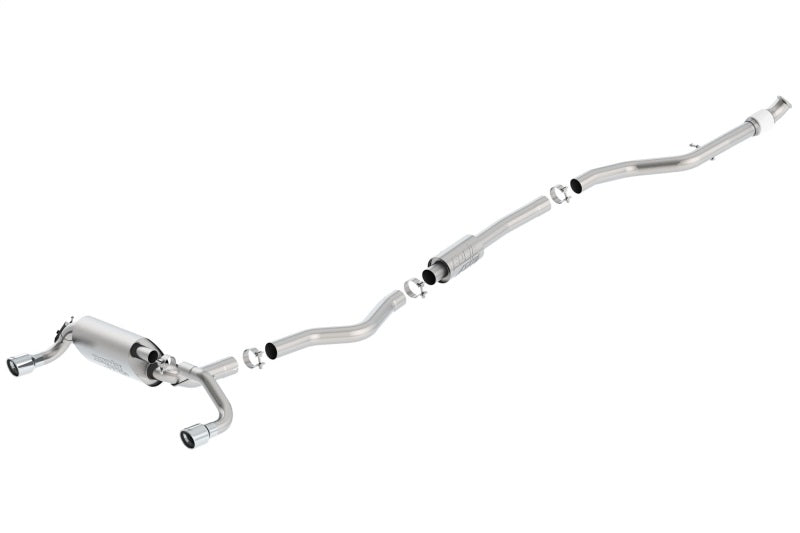 Borla ATAK Cat-Back Exhaust System for 2012-2016 BMW 335i & 435i – 3.0L 6-Cylinder, Single Rolled Tip