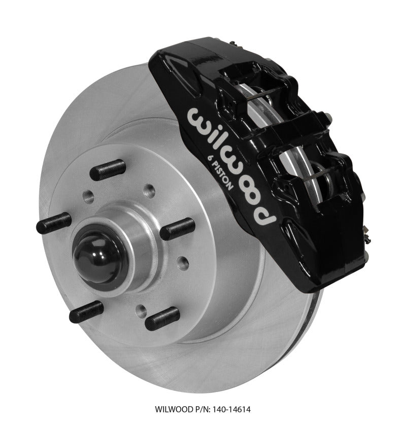 Wilwood Dynapro 6 Front Disc Brake Kit for Ford F100 (1968-1972) with 11.75" Rotor - Black Finish