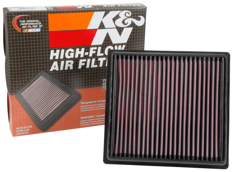 K&N Engineering 33-5064 High-Flow Air Filter for Subaru Impreza and Crosstrek (2017-2018)