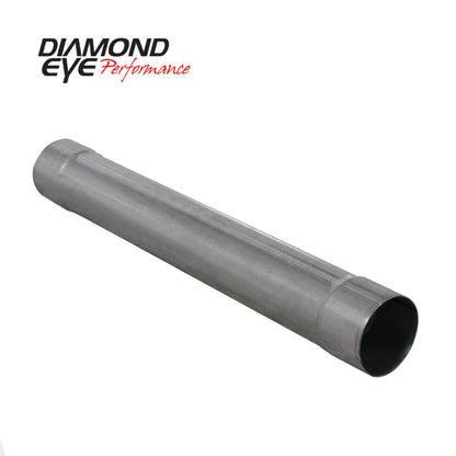 Diamond Eye Performance 4-inch Aluminum Diesel Exhaust Muffler Replacement Pipe (Part #510205)
