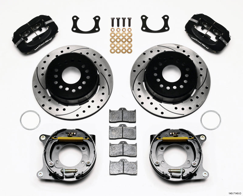 Wilwood Forged Dynalite P/S Park Brake Kit for Big Ford 2.50-inch Offset - Model 140-7140-D