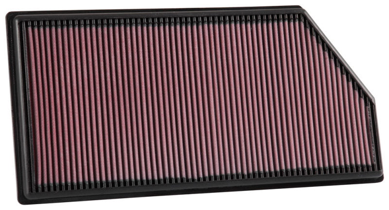 K&N Engineering 33-3068 High-Flow Reusable Air Filter for Mercedes-Benz E200d and More