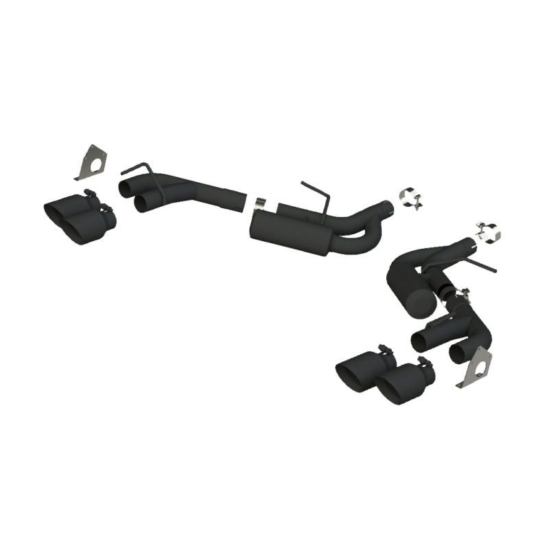MBRP Armor BLK Series 2.5 Inch Axle Back Exhaust System for Chevrolet Camaro (2016-2023)