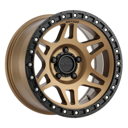 Method MR312 17x9 Bronze Street Loc Wheel with -12mm Offset and 5x5 Bolt Pattern