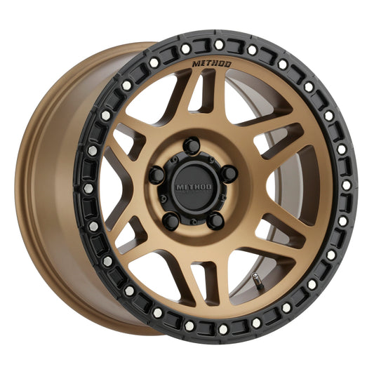 Method MR312 17x8.5 Inch Bronze Street Loc Wheel with 5x150 Bolt Pattern and 0mm Offset