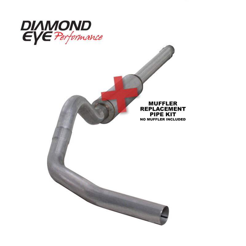 Diamond Eye Performance 4-Inch Catback Exhaust System Kit for 1994-1997.5 Ford F-250/F-350 7.3L Power Stroke