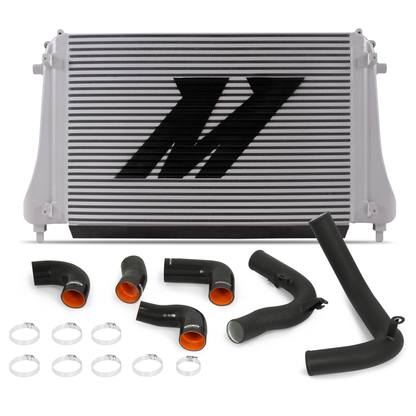 Mishimoto 2015+ VW MK7 Golf TSI / GTI / R Performance Intercooler Kit with Aluminum Pipes (Black)