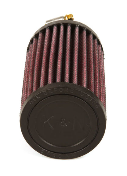 K&N Engineering Universal Rubber Air Filter Part RU-0210 – 1-11/16 inch Flange, 3 inch Outer Diameter, 5 inch Height for Motorcycles and Small Engines