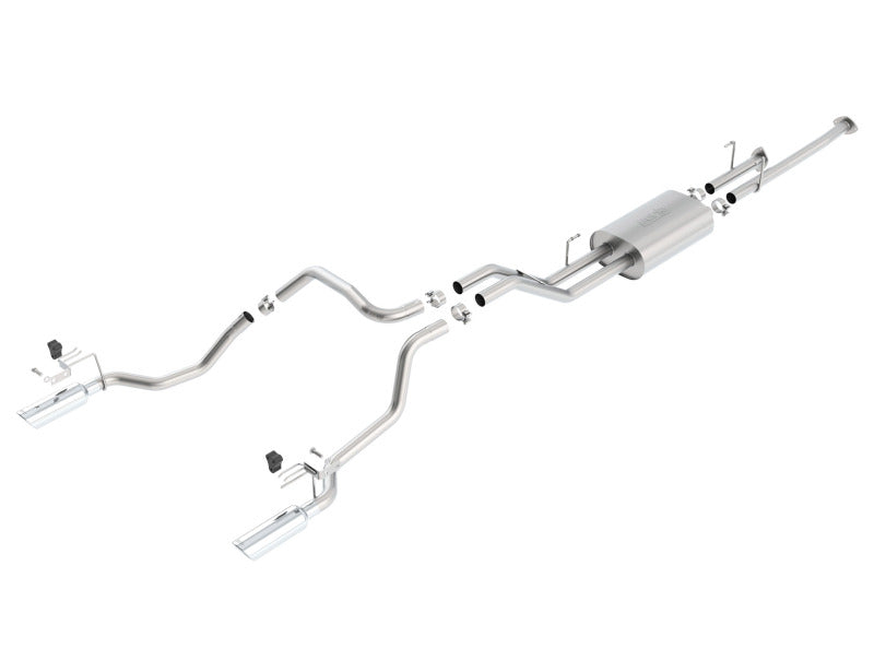 Borla 140333 True Dual Cat-Back Exhaust System for 2009-2013 Toyota Tundra