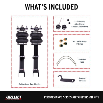 Air Lift Performance 16-17 Lexus 200T / 15-22 Lexus RC 350 / 13-21 Lexus GS 350 Front Kit