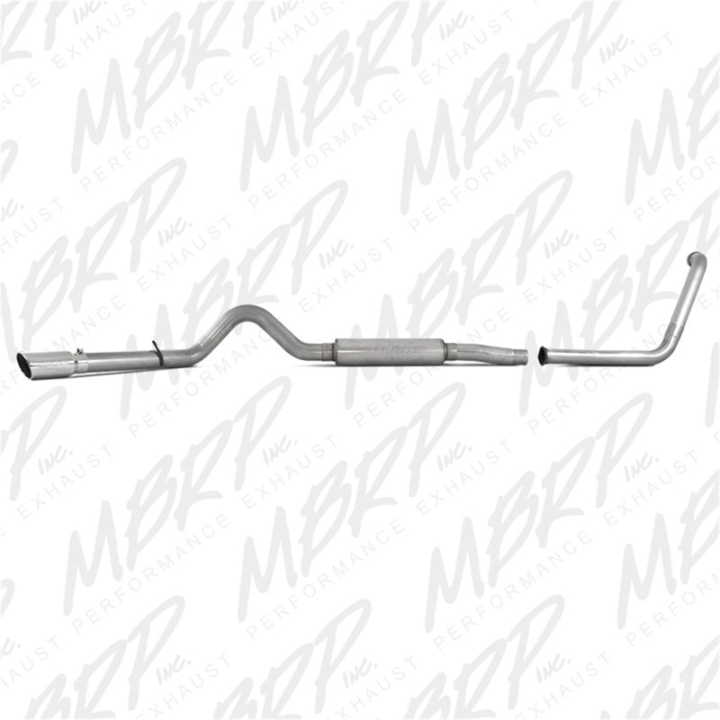 MBRP Armor Lite Series Turbo Back Exhaust System for 2003-2005 Ford Excursion 6.0L, Single Side Exit, Part S6216AL
