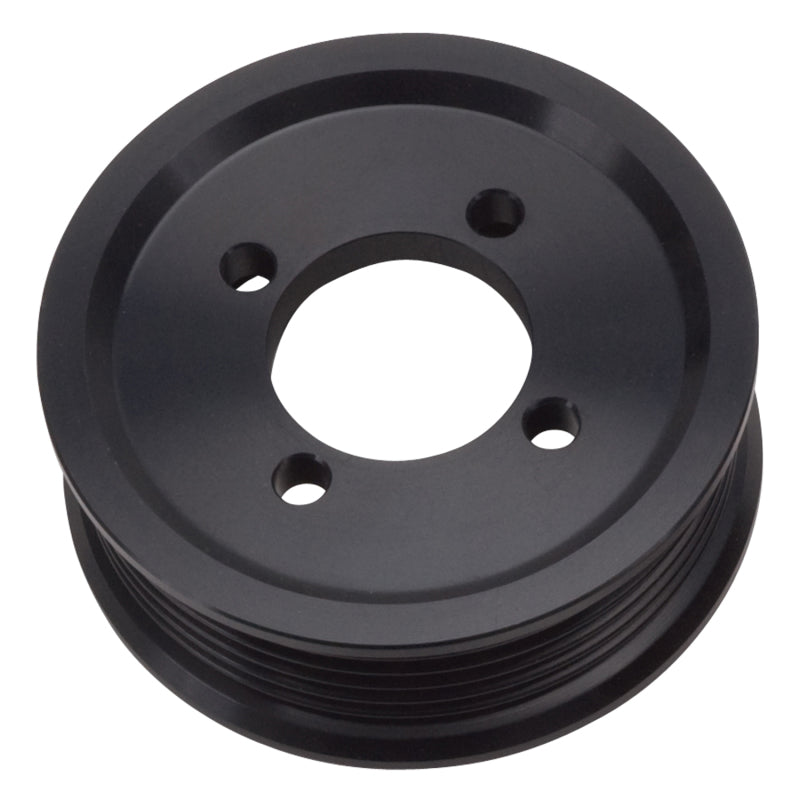 Edelbrock Part #15821 3.25-Inch Black Anodized Pulley for Supercharger Systems