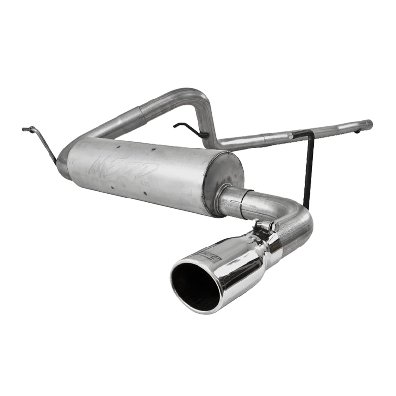 MBRP Armor Lite Series Cat Back Exhaust System for 2007-2011 Jeep Wrangler 4-Door 3.8L V6