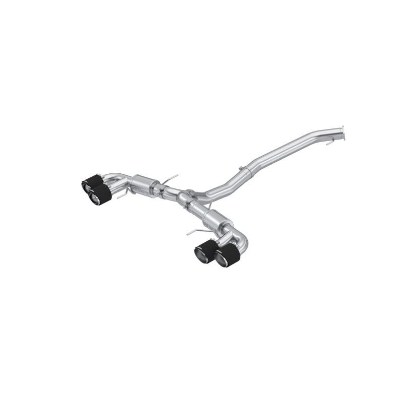 MBRP Armor Pro Series 3.5-inch Stainless Steel Cat-Back Exhaust System for Nissan GT-R (2009-2023) with Quad Carbon Fiber Tips