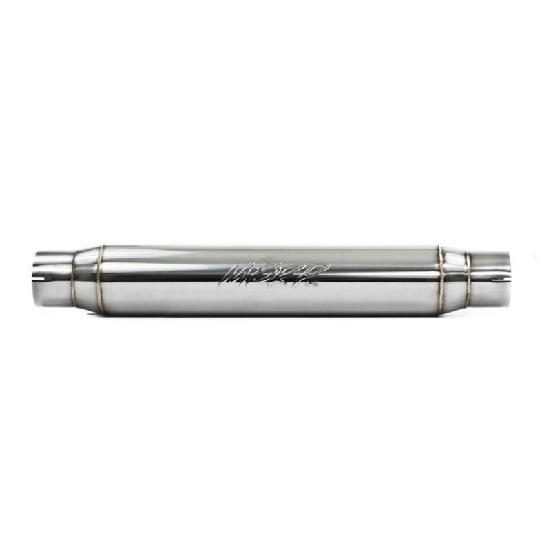 MBRP Universal Resonator with 3-Inch Inlet/Outlet – 22-Inch Body, 26-Inch Overall Length, T304 Stainless Steel