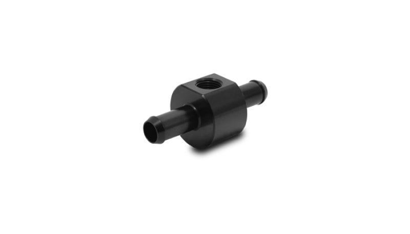 Vibrant Inline Barbed Union for 3/8 inch ID Hose with 1/8 inch NPT Port - Part Number 16471