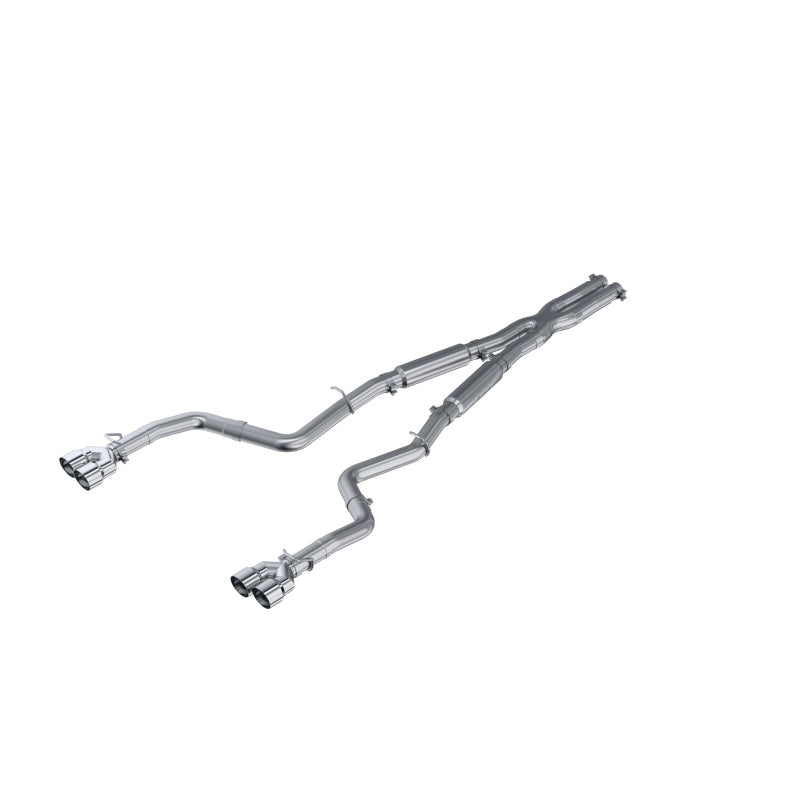 MBRP Armor Lite Series 15-16 Dodge Challenger RT 5.7L Dual Rear Cat-Back Exhaust System with Quad Tips