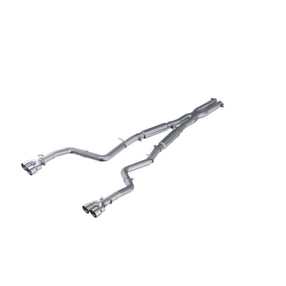 MBRP Armor Lite Series 15-16 Dodge Challenger RT 5.7L Dual Rear Cat-Back Exhaust System with Quad Tips
