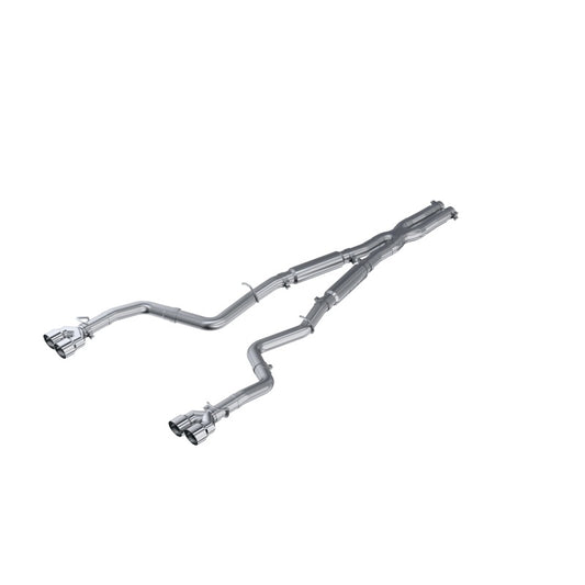 MBRP Armor Lite Series 15-16 Dodge Challenger RT 5.7L Dual Rear Cat-Back Exhaust System with Quad Tips